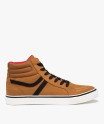Baskets homme mid-cut en suédine à col rembourré